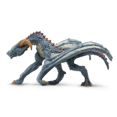 speelfiguur cave dragon junior 13 x 10,5 cm blauw