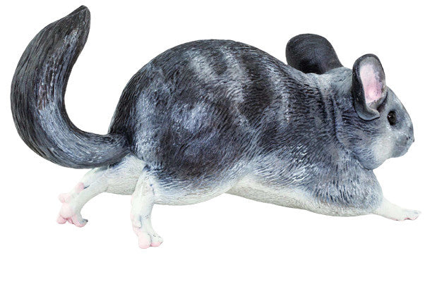 speeldier Chinchilla junior 15,5 x 7,5 cm grijs
