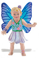 speelfiguur Daisy The Fairy Baby meisjes 7 cm blauw