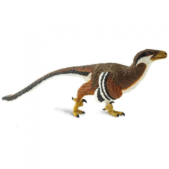 speelfiguur Deinonychus junior 22 x 4,5 x 9 cm bruin