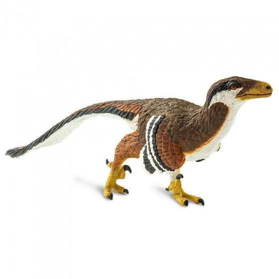 speelfiguur Deinonychus junior 22 x 4,5 x 9 cm bruin