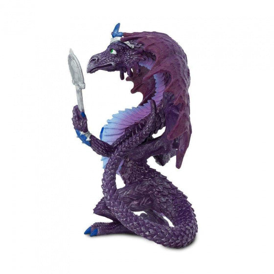 speelfiguur draak junior 11,5 x 9,5 x 13 cm paars