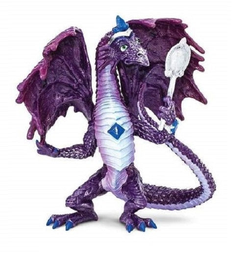 speelfiguur draak junior 11,5 x 9,5 x 13 cm paars