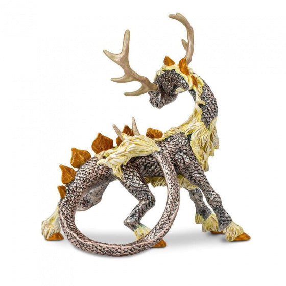 speelfiguur draak junior 12 x 10 x 13,5 cm zilvergrijs