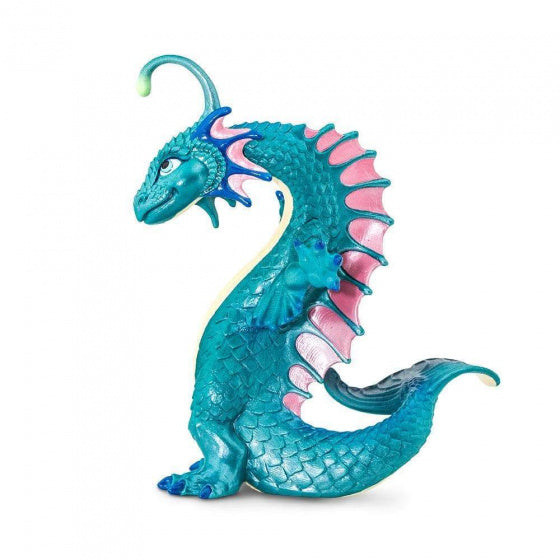 speelfiguur draak junior 15 x 10,5 x 14,5 cm mintblauw