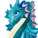 speelfiguur draak junior 15 x 10,5 x 14,5 cm mintblauw