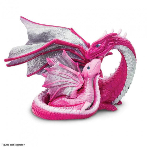 speelfiguur draak junior 7 x 6 x 7,5 cm roze