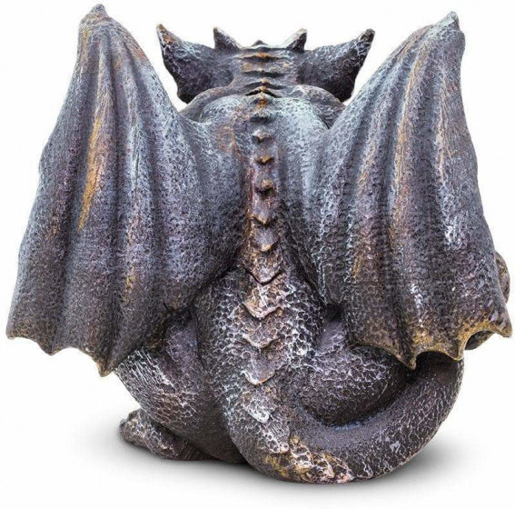 speelfiguur Gargoyle jongens 9 cm zilver/brons