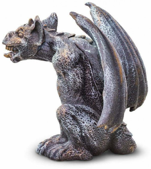 speelfiguur Gargoyle jongens 9 cm zilver/brons