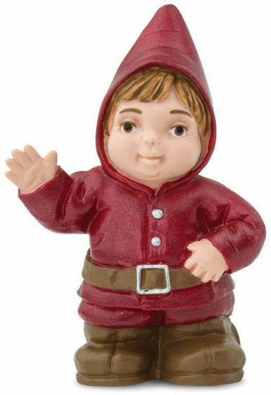 speelfiguur Gnome Child junior 5,75 cm rood/bruin/beige