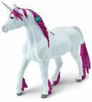 speelfiguur Pink Unicorn meisjes 14 cm wit/lila