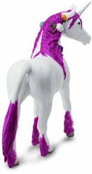 speelfiguur Pink Unicorn meisjes 14 cm wit/lila