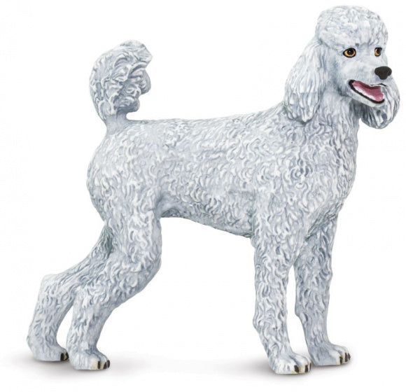 speeldier poedel hond junior 8,8 cm wit