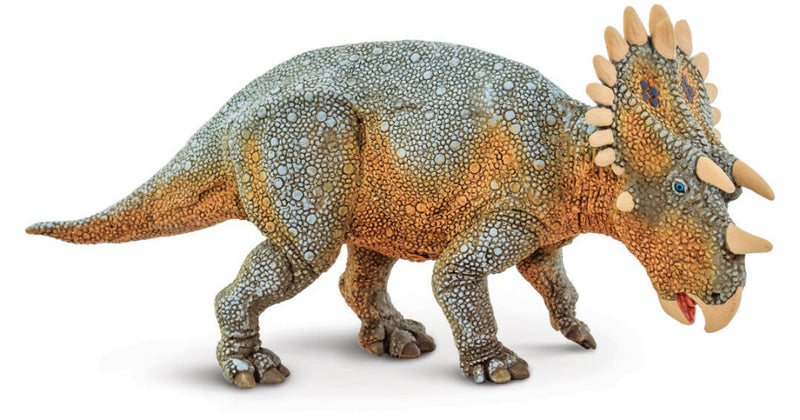 speeldier regaliceratops junior 17 x 7 cm grijs/oranje