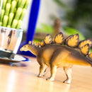 speelfiguur Stegosaurus junior 20,5 x 9,5 cm bruin
