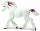 speelfiguur Unicorn Baby meisjes 9,5 cm wit/paars/roze