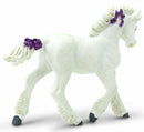 speelfiguur Unicorn Baby meisjes 9,5 cm wit/paars/roze
