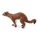 speelfiguur Wezel junior 9 x 2,5 x 3 cm bruin/wit