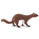 speelfiguur Wezel junior 9 x 2,5 x 3 cm bruin/wit
