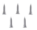 speelset Lucky Minis Empire State 2,5 cm grijs 192-delig
