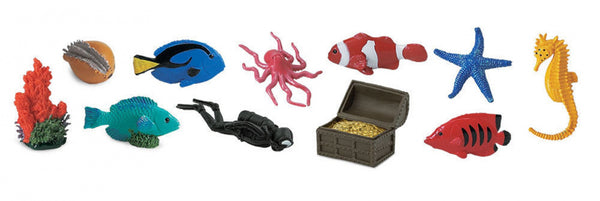speelset koraalrif thema junior 7,5 cm 11-delig
