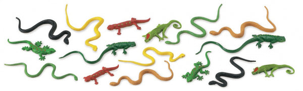speelset reptielen junior 4-7,5 cm 48 stuks