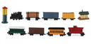 speelset Toob Steam trains junior 10-delig
