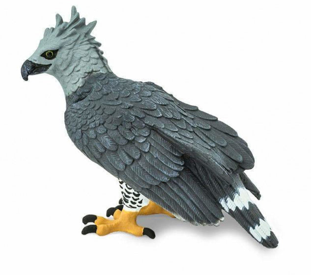vogel Harpij junior 7,5 cm grijs/zwart
