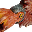 weekdier Ammonite junior 13 cm rubber bruin/zwart