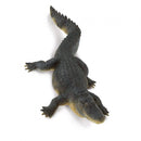 wilde dieren Alligator junior 26,5 cm donkergroen/bruin