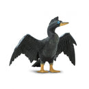 wilde dieren Anhinga junior 8,3 cm zwart/zilver