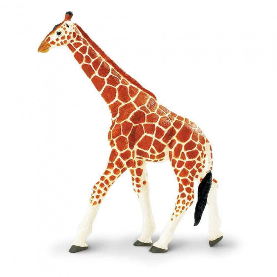 wilde dieren Giraffe junior 25 cm bruin/geel