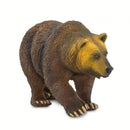 wilde dieren Grizzly Beer junior 12,5 cm donkerbruin