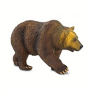 wilde dieren Grizzly Beer junior 12,5 cm donkerbruin