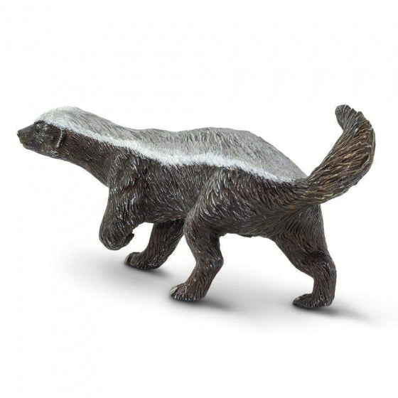 wilde dieren Honingdas junior 5,5 cm donkerbruin