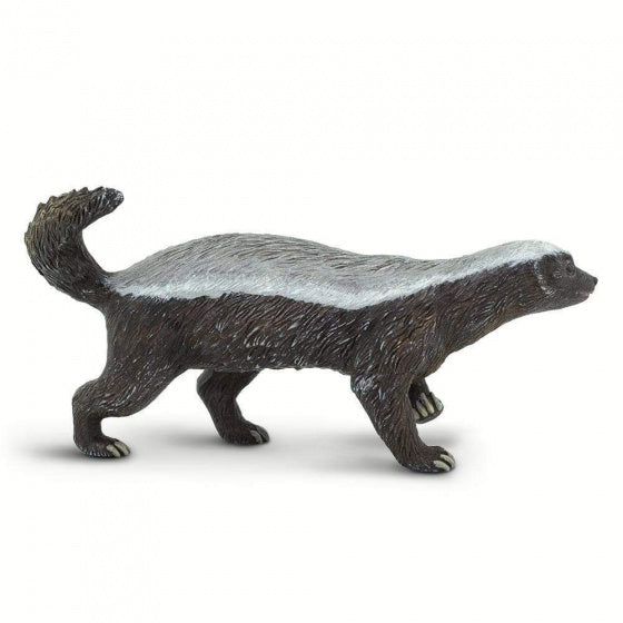 wilde dieren Honingdas junior 5,5 cm donkerbruin