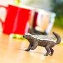 wilde dieren Honingdas junior 5,5 cm donkerbruin