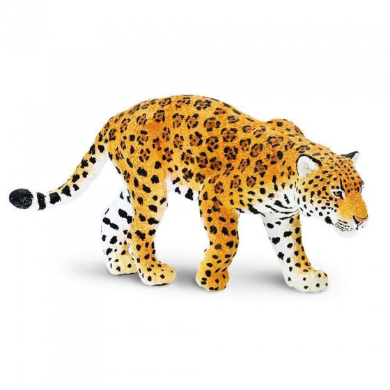 wilde dieren Jaguar junior 10,75 cm geel/bruin