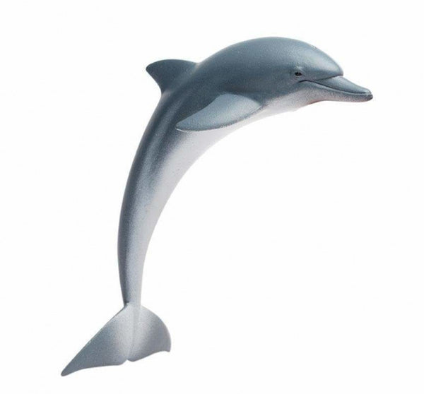 zeedieren Dolfijn junior 11,5 cm grijs/wit