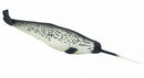zeedieren Narwal junior 27,5 cm zwart/wit