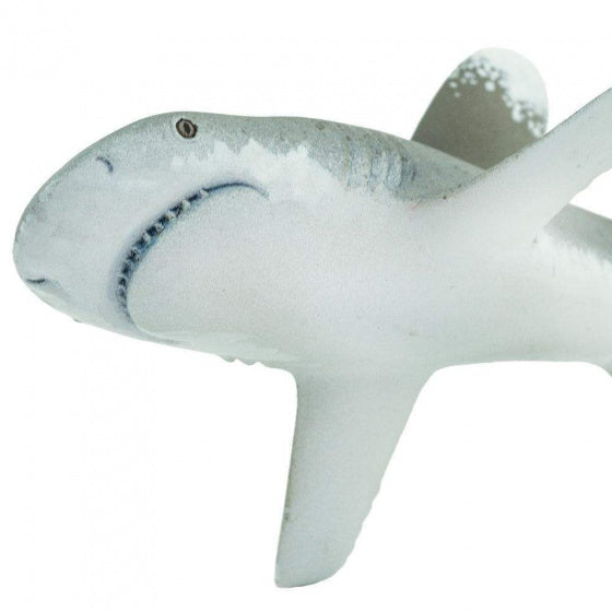 zeedieren Oceanische Witpunthaai junior 5 cm grijs