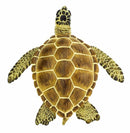 zeedieren Karetschildpad junior 9,19 cm bruin/geel