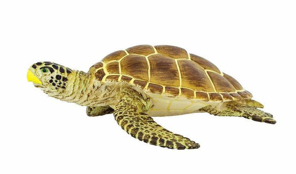 zeedieren Karetschildpad junior 9,19 cm bruin/geel