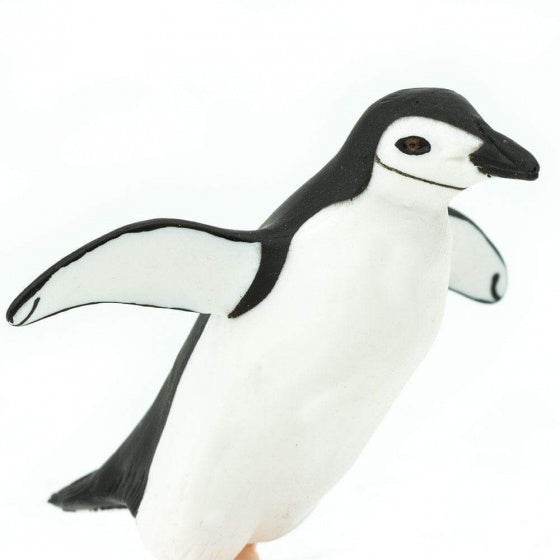 zeedieren Stormbandpinguïn junior 7,5 cm zwart/wit