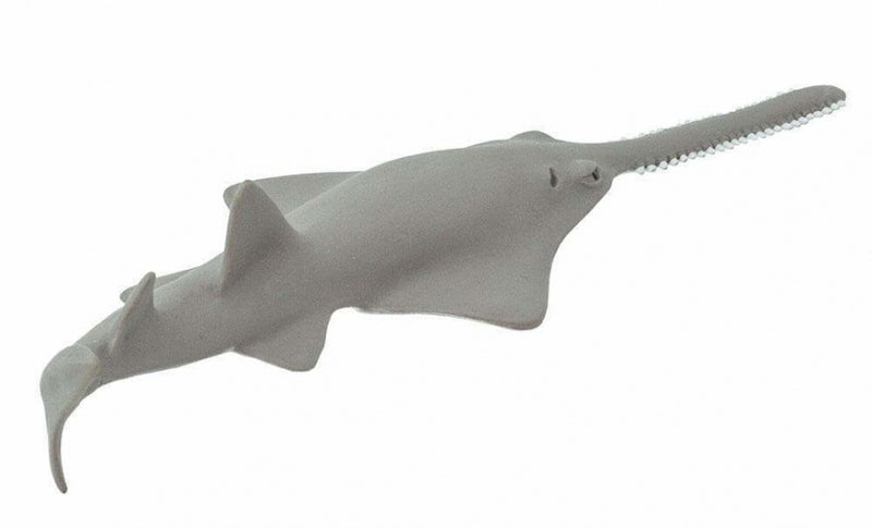 zeedieren Zaagvis junior 26 cm grijs