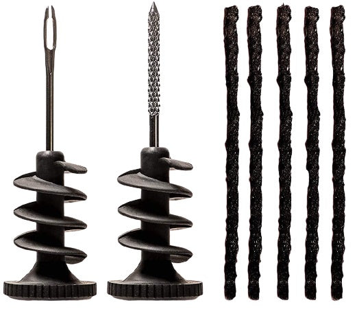 banden reparatie set zwart/zilver 7-delig