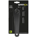 crank links 160 mm offset 13 mm aluminium zwart