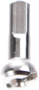 spaaknippels 13G Polyax 14 mm messing zilver 144 stuks