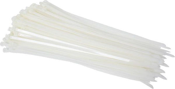 kabelbinders 2,5 x 100 mm wit 100 stuks