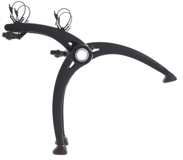 fietsendrager Bones 2 fietsen 76 x 15 cm aluminium zwart